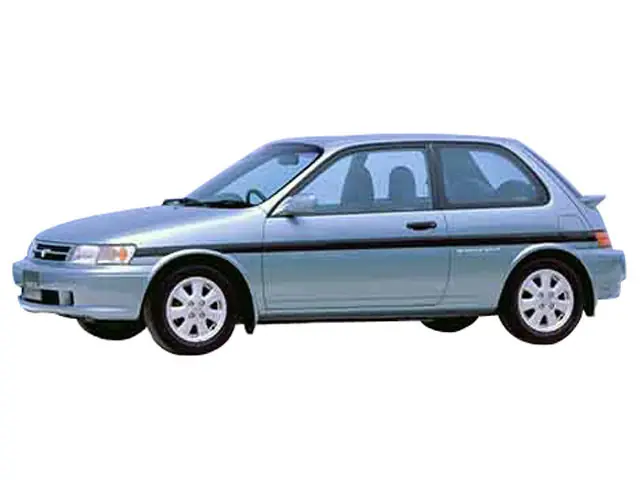 Toyota Tercel (EL41, EL43, EL45, NL40) 4 поколение, рестайлинг, хэтчбек 3 дв. (08.1992 - 08.1994)